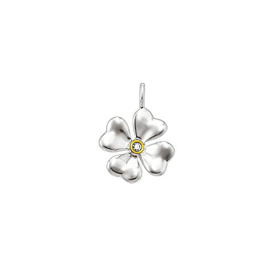 Thomas Sabo Small Diamond Four Leaf Clover Pendant PE0001-179-1