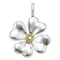 Thomas Sabo Small Diamond Four Leaf Clover Pendant PE0001-179-1