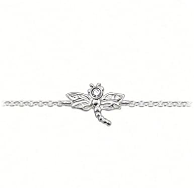 Thomas Sabo Sweet Diamond Dragonfly Silver Bracelet A0006-153-14