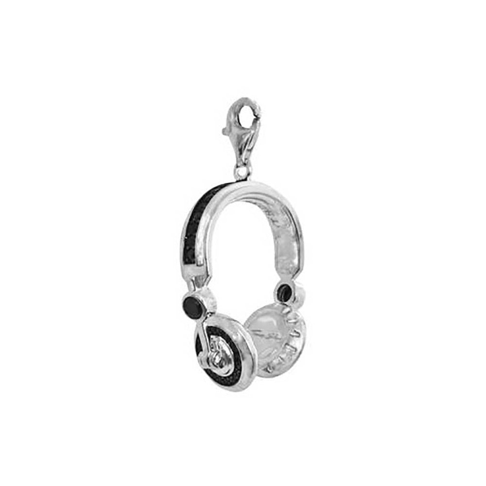 Thomas Sabo Cubic Zirconia Headphone Sterling Silver Pendant T0163-051-11