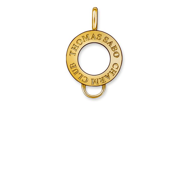 Thomas Sabo 18K Yellow Gold Plated Plain Charm Carrier X0184-413-12