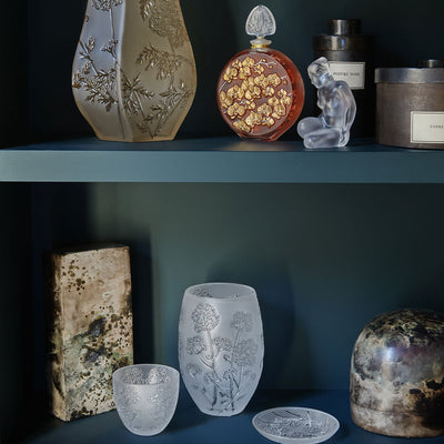 Lalique Flore Sculpture Clear Crystal 10442900