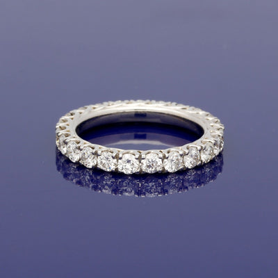 18ct White Gold Diamond Full Eternity Ring