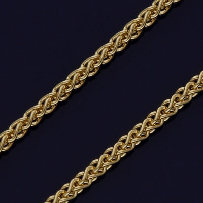 9ct Yellow Gold Spiga Chain