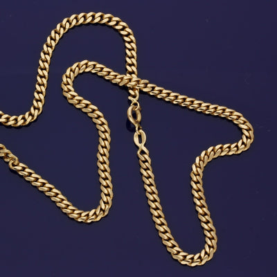 14ct Yellow Gold 23" Curb Chain
