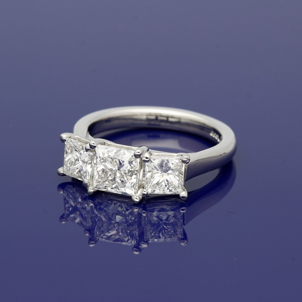 Princess Cut Diamond Solitaire Ring 0.75ct | Pravins