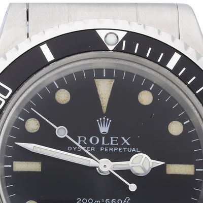 Pre Owned Rolex Vintage Submariner 1970s Meters First Matte Dial Watch, 5513