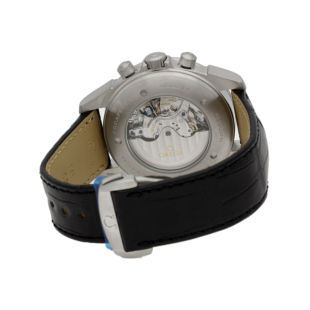 Pre-owned Gentlemen's Omega De Ville Chronoscope Co-Axial Rattrapante Strap Watch, 422.13.44.51.06.001