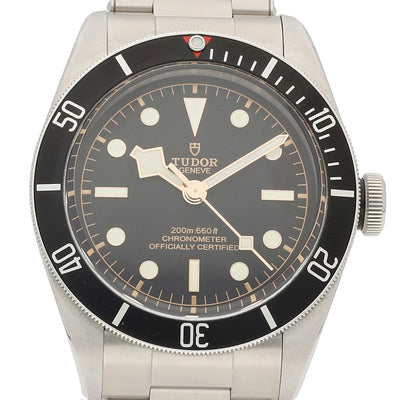 Pre-owned Tudor Black Bay Stainless Steel Automatic Bracelet Watch, 79230N
