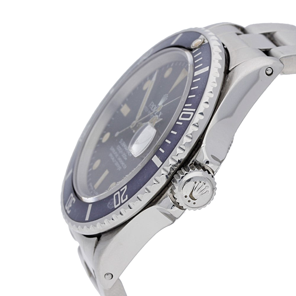 Vintage Rolex Submariner Date 1980s Lovely Patina Watch, 168000