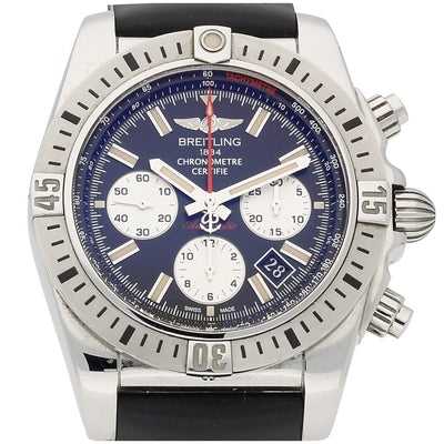 Pre-owned Breitling Chronomat 44 Airborne Rubber Strap Watch - AB0115 4G