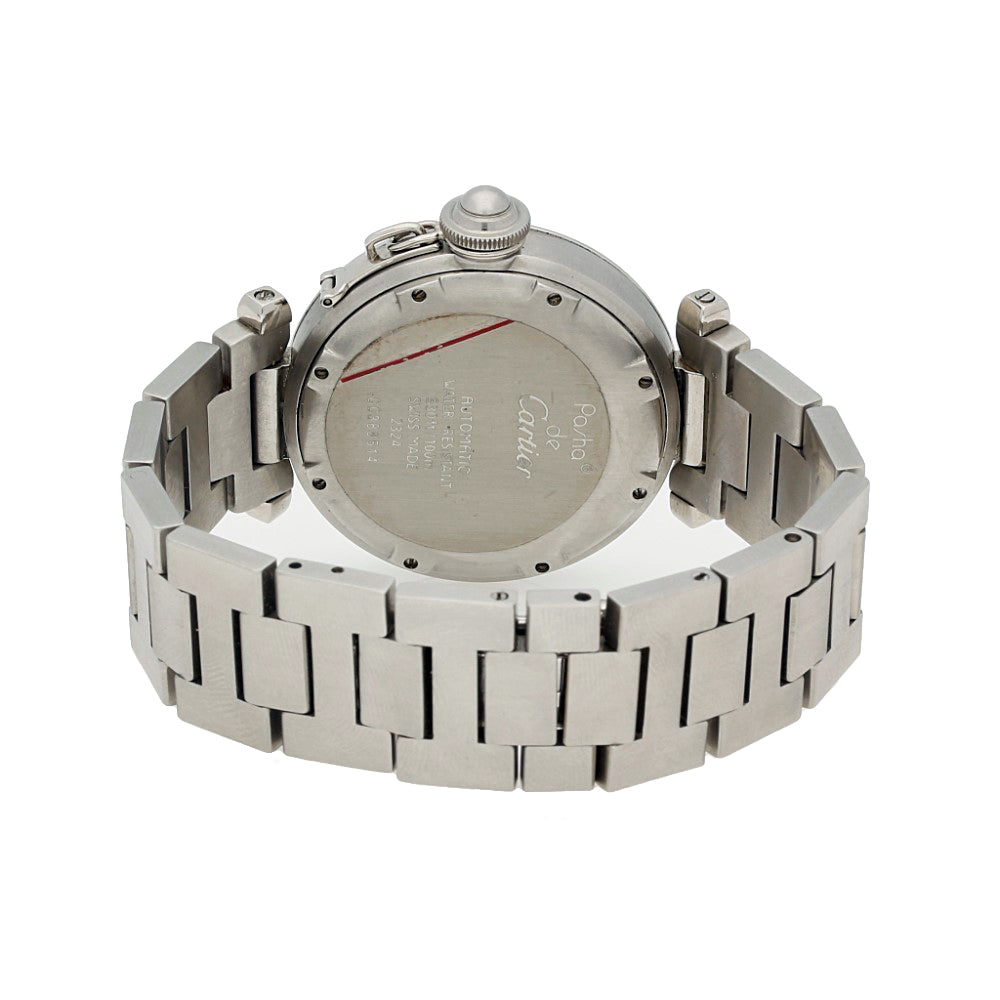 Pre-owned Cartier Pasha Automatic Stainless Steel Bracelet Watch - Main Image