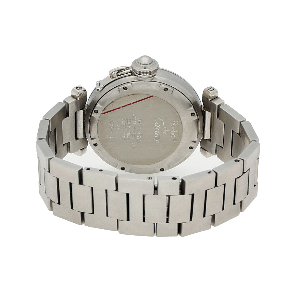 Pre-owned Cartier Pasha Quartz Stainless Steel Bracelet Watch, 2324