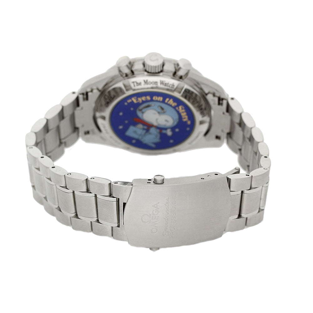 Pre-owned Gentlemen's Omega Speedmaster Professional Moonwatch 'Snoopy' Stainless Steel Manual Wind Bracelet Watch, 3578.51.00