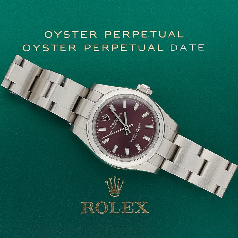 Pre-owned Rolex 26mm Oyster Perpetual Stainless Steel Automatic Bracelet Watch, 176200